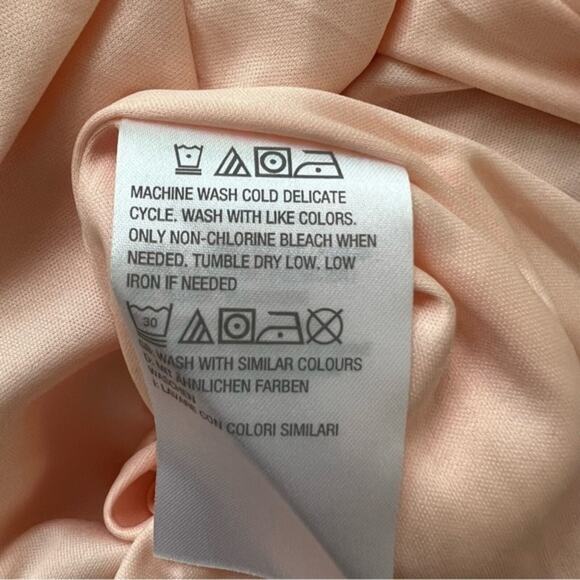 Haute Hippie Tribe Light Coral Pink Python Dress Size 1X - Picture 13 of 16